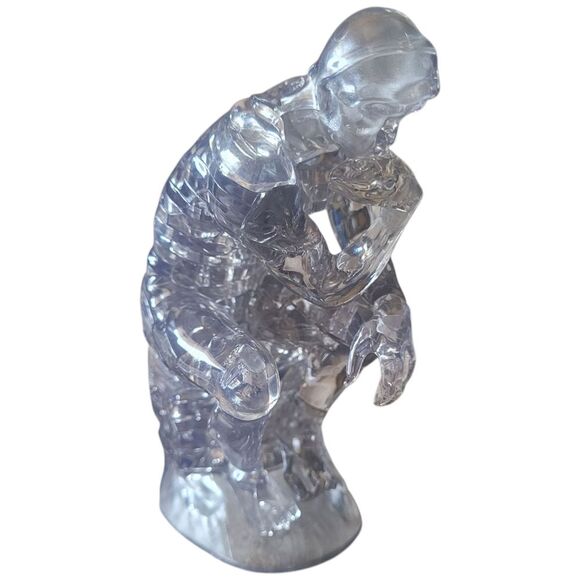 Bepuzzled Original 3D Crystal Clear Puzzle - The Thinker 43Piece - Picture 4 of 6